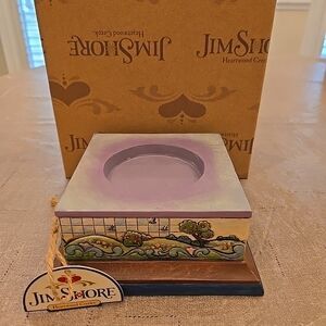 Jim Shore "Four Season Scene Display" Base (4) ORIGINAL BOX